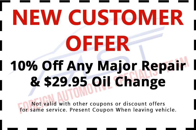 New Customer Offer Coupon